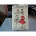Vintage Advance 8046 Girl's Sleeveless Dress & ...