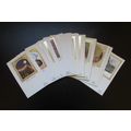 BENHAM PCM - SILK POSTCARD MINT YEAR SET 1986