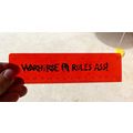 WARHORSE RULES ASS 6 inch ruler Pro Wrestling C...