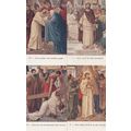 The Crucifixion Belgium Set of 11 Antique Bible...