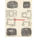 Roman Villas, Plans & Rooms, Britain & Pompeii,...