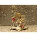 Painted China Double Candlesticks Made in Japan...