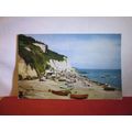 BEACH & CLIFFS, BEER, DEVON unused vintage post...