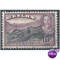 Ceylon 1935.SG372 10c Black & Purple Fine Used.