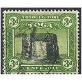 Tonga 1897 SG44 3d Black & Yellow-Green Fine Us...