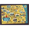 MAP - THE NORFOLK BROADS USED