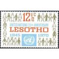 Lesotho 1970 25th UN United Nations 12½c People...