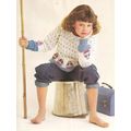 Crochet Child's Pattern Nautical Sweater