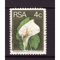 SOUTH AFRICA 1974 4c ARUM LILY SG351a FINE USED
