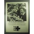 1968 The American Red Cross Ad - Coffee Doughnuts