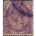 UNION OF SOUTH AFRICA, George V, violet 1913, 2d