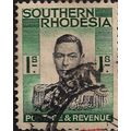 SOUTHERN RHODESIA, George VI, dark green 1938, ...