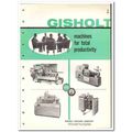 Gisholt Machine Company 1965 vintage industrial...