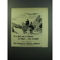 1949 Pan American World Airways Ad - Tis a shor...