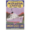 Union Castle Line Ship To Windsor Castle Poster...