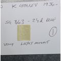 GB STAMPS King George V 2 1/2d very light mount...