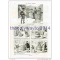 Alpine Story & Caught, Comic Sketch, Book Illus...