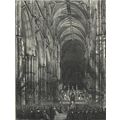 PASSION-MUSIC SERVICE AT WESTMINSTER ABBEY 1872...