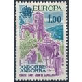 EUROPA: 1f - Andorra French 1977 - NM H - MiNr 282