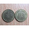 1984f 10 Pfennig Germany Coin