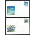 Croatia Flowers 2v Postcards 1992 MNH SG#191-192