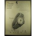 1961 Omega Constellation Watch Advertisement - Now.. A self-winder chronometer
