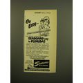 1961 Seaboard Railroad Ad - Go easy.. The smart...
