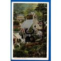 Postcard Church Lynmouth Devon Nr Lynton Counti...