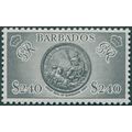 Barbados 1950 $2.40 black SG282 unused