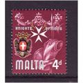 MALTA 1965 4d KNIGHTS OF MALTA SG 336 U/M MINT