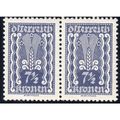 1922 AUSTRIA Sg467 7 1/2k SLATE-VIOLET UN MOUNTED MINT PAIR (BD34)