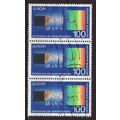 Germany 1994 SG 2575 Used - Strip of 3 - Europa...