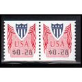 CVP32 28c Shield Very Fine MNH Pair PA4981
