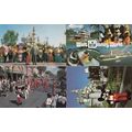 Mickey Mouse 4 x Disneyland USA Postcard s