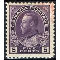 ZAYIX Canada 112 MH 5c violet Royalty King Geor...