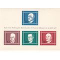 West Germany 1968 Adenauer Minisheet Mint never...