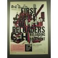 1960 C-H Reloading Equipment Ad - First choice of Reloaders