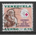 VENEZUELA 1963 RED CROSS 75c NURSE AND CHILD SG...
