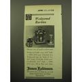 1950 James Robinson Wedgwood Ad - Bottle Vase, Potpurri Jar, Candlesticks