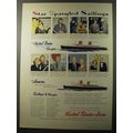 1953 United States Lines Cruise Ad - Star Spangled Sailings