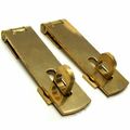 2x HASP AND STAPLE 63mm Cabinet Cupboard Door C...