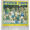 1976 programme Ipswich Town v. Arsenal