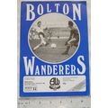 1986 programme Bolton Wanderers v. Walsall
