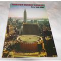 MADISON SQUARE GARDEN BIRD'S EYE VIEW ,NEW YORK...
