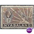 Nyasaland 1934 SG115 1d Brown Fine.Used