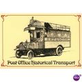 GB Postcard 1982 - Parcel Post Motor Coach + FDI