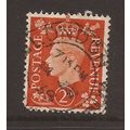 1937-47 2d orange, Used Stamp, SG 465 #3