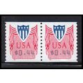 CVP33 44c Shield Very Fine MNH Pair PA5078