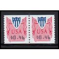 CVP33 46c Shield Very Fine MNH Pair PA5080