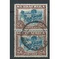 south africa stamps sg49b sg 49b vertical pair ...